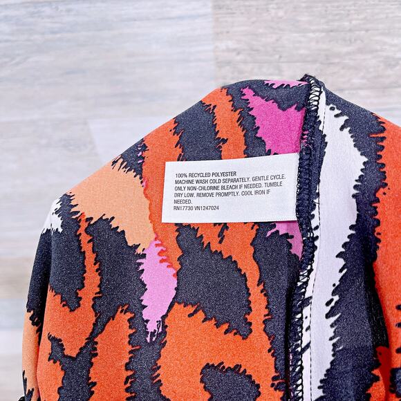 Diane Von Furstenburg x Target Zebra Satin Short Pajama Set 2 Piece Womens XXS - Picture 9 of 9